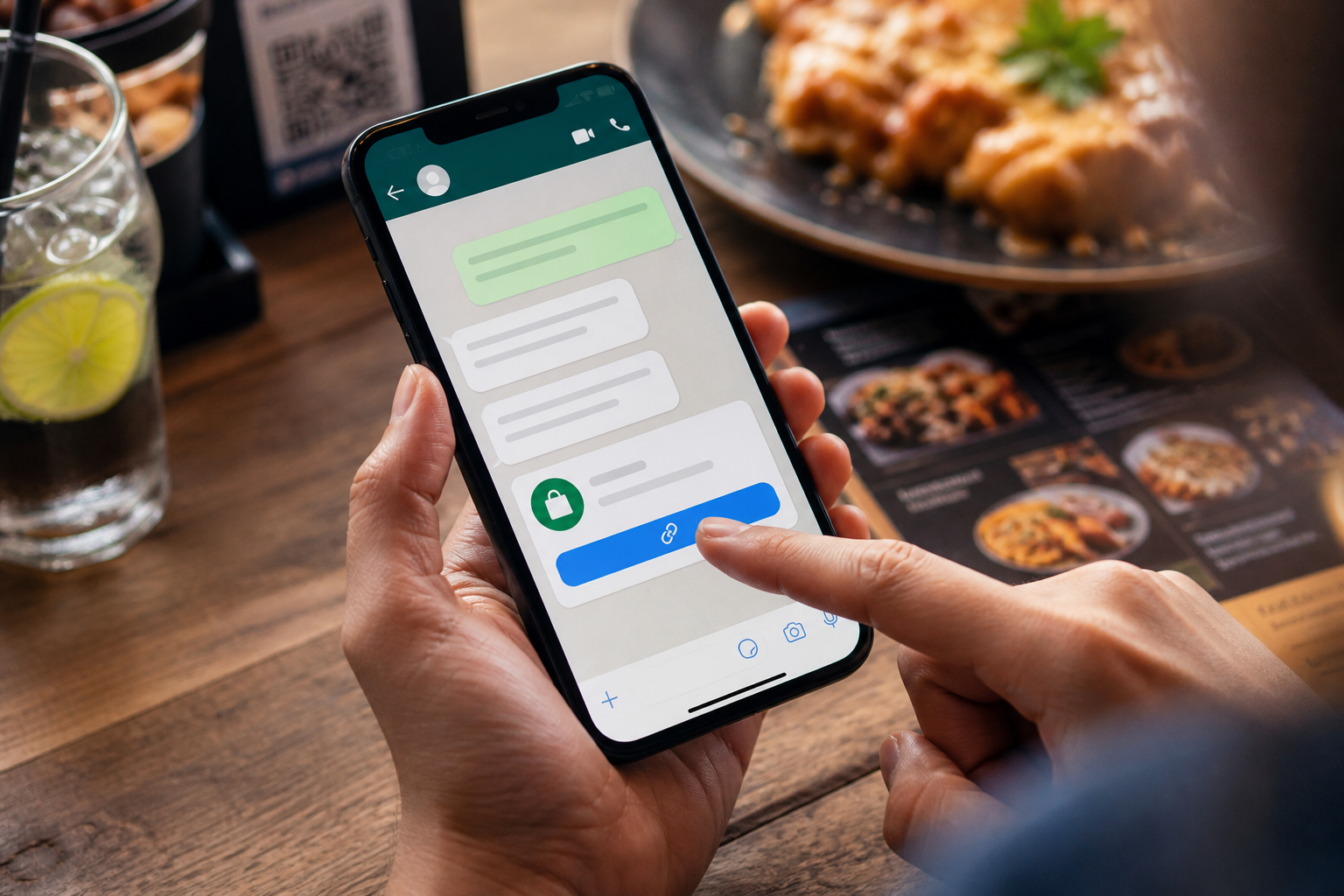 Cliente acessando o site próprio da empresa pelo celular